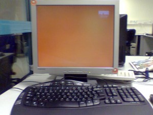 Staj'da kullandığım bilgisayar
